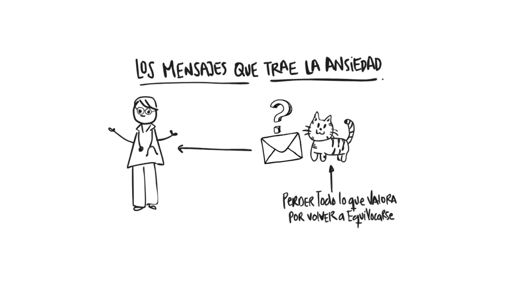 Ilustración 36 del capítulo 9 de Ansiedad en primera persona, de Maggie Pulido