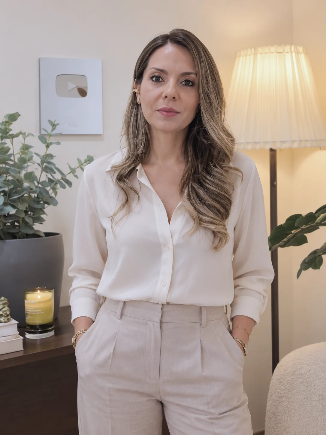 Maggie Pulido de pie en su consultorio